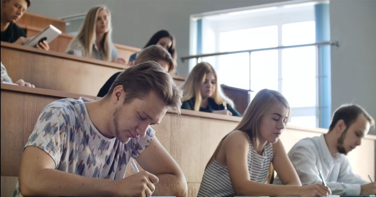 Students learning